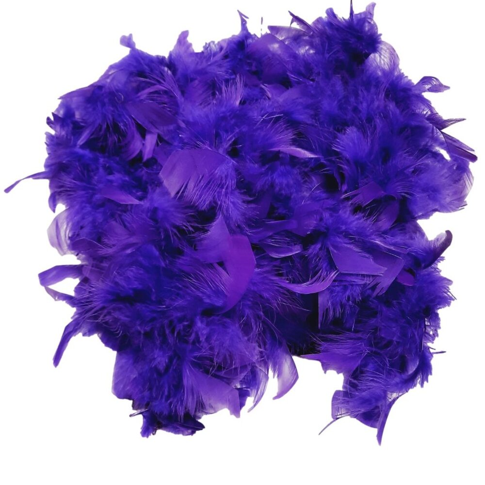 Purple 2 Ct Chandelle Feather Boa 70 gm 2 yds